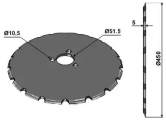 Pièces - Pièces MOORE - Disque semoir MOORE Unidrill / SUMO