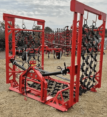 Herse de prairie - 6m renforcée - double vérin